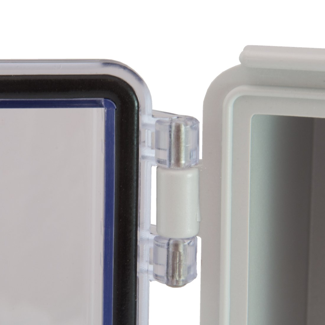 Watertight Enclosure with Hinged and Latching Lid - UL Listed - Small Size - 13.5cm x 18.5cm x 8.5cm